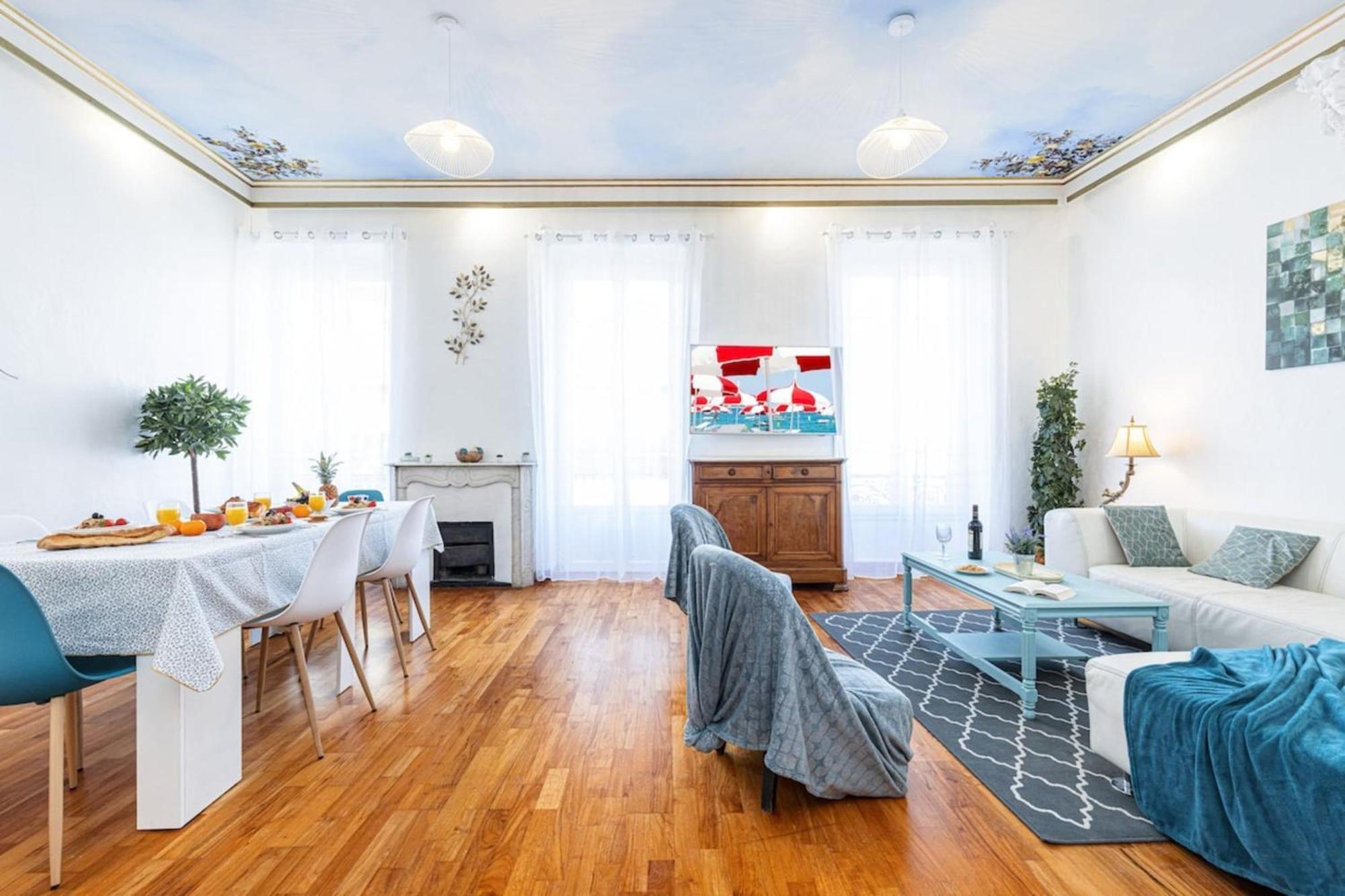 Risso - Comfortable 3 Bedrooms With Balcony Ница Екстериор снимка